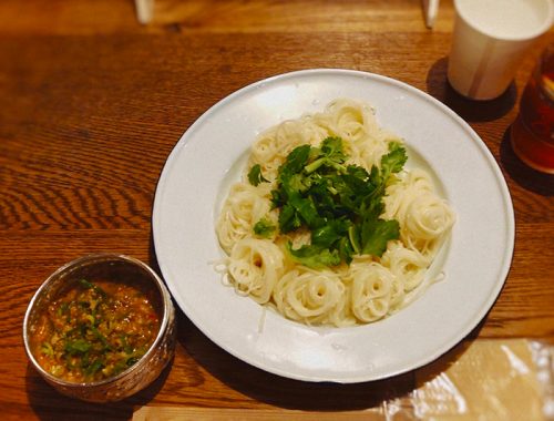 2022.09_タイ風つけだれ素麺＠フォークオールドブックストア